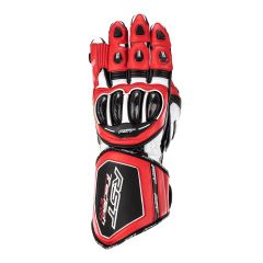 RST Tractech Evo 4 CE Leather Gloves Red / White / Black