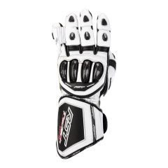 RST Tractech Evo 4 CE Leather Gloves White / White / Black