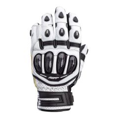 RST Tractech Evo 4 CE Short Leather Gloves White / White / Black