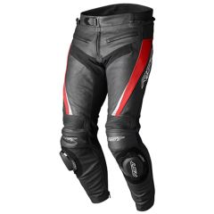 RST Tractech Evo 5 CE Leather Trousers Red / Black / White