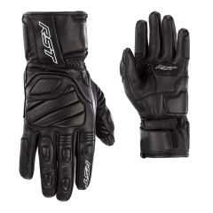RST Turbine CE Leather Gloves Black / Black / Black