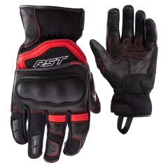 RST Urban Air 3 CE Summer Mesh Leather Gloves Black / Red
