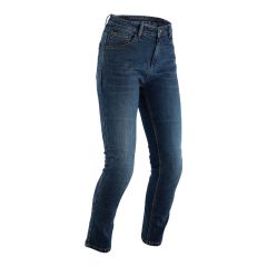 RST X Aramid Fibre CE Ladies Tapered Fit Riding Denim Jeans Mid Blue