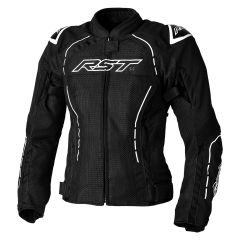 RST S1 CE Ladies Summer Riding Mesh Textile Jacket Black / White