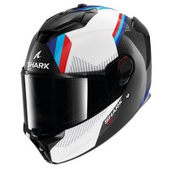 Shark Spartan GT Pro Carbon Dokhta White / Blue / Red