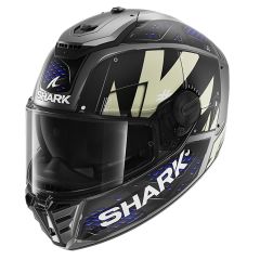 Shark Spartan RS Stingrey Matt Anthracite / Blue / Black