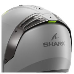 Shark Spoiler Silver / Fluo Yellow For Spartan RS Helmets