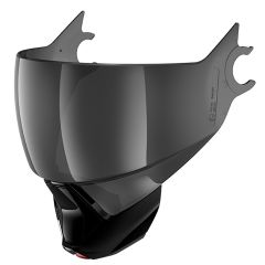 Shark Anti Scratch / Anti Fog Visor Dark Smoke With Black Chin Guard For Evojet Helmets