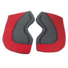 Shoei Centre Pad Side Section Red / Grey For X Spirit 3 Helmets