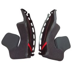 Shoei Type N Cheek Pads Black For GT Air 2 Helmets