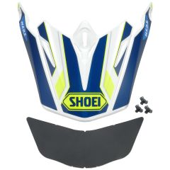 Shoei Peak For VFX WR Allegiant TC-3 Yellow / White / Blue Helmet