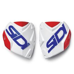 Sidi Shin Plates White / Red / Blue For Crossfire 2 Boots