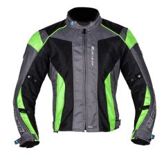 Spada Air Pro Seasons Textile Jacket Grey / Black / Fluo Green