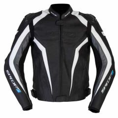 Spada Corsa GP Leather Jacket Black / White / Anthracite