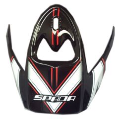 Spada Peak For Edge Black / White Helmet
