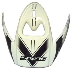 Spada Peak For Edge White / Black Helmet