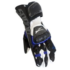 Spada Elite Leather Gloves Blue / Black / White
