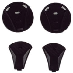 Spada Side Cover Plates Black For Hellion Helmets