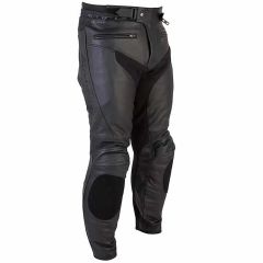 Spada Nero Leather Trousers Black