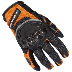 Spada MX Air CE Textile Gloves Orange / Black