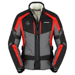 Spidi 4 Season Evo CE Ladies Textile Jacket Black / Grey / Red