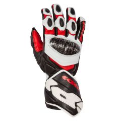 Spidi Carbo 7 CE Leather Gloves Red / Black / White
