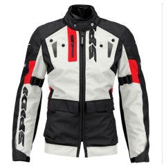 Spidi Crossmaster CE Ladies Textile Jacket Black / Grey / Red