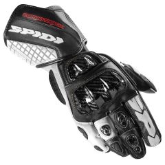 Spidi Carbo Track Evo CE Leather Gloves Black / Grey
