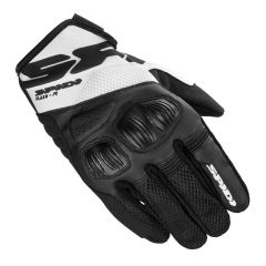 Spidi Flash R Evo CE Textile Gloves Black / White