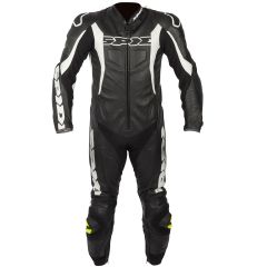 Spidi Sport Warrior Pro One Piece Perforated Leather Suit Black / White
