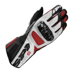 Spidi STR 5 CE Leather Gloves White / Red