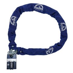 Squire Warrior Max 65mm Combi Padlock & 10mm Chain Blue