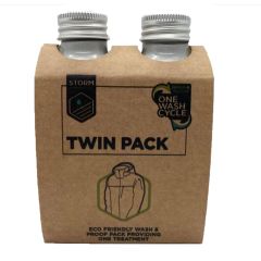 Storm 75ml Wash & Eco Proof For Outdoor Apparels - Twin Pack