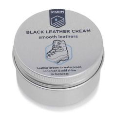 Storm Leather Footwear Cleaning Care Cream Black