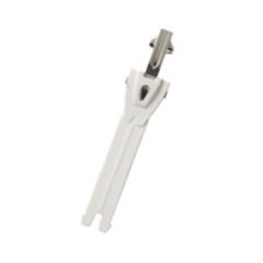TCX Toothed Band & Aluminium Puller White / Silver For Boots - 12.5 cm