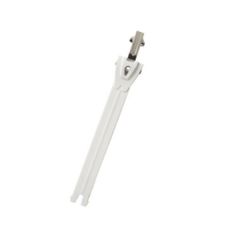TCX Toothed Band & Aluminium Puller White / Silver For Boots - 17 cm