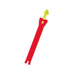 TCX Toothed Band & Aluminium Puller Red / Fluo Yellow For Boots - 17 cm