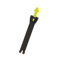 TCX Toothed Band & Aluminium Puller Black / Fluo Yellow For Boots - 15 cm
