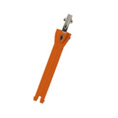 TCX Toothed Band & Aluminium Puller Orange / Silver For Boots - 15 cm