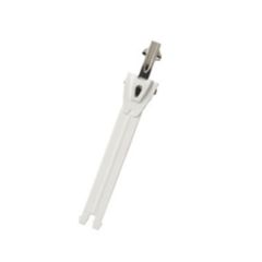 TCX Toothed Band & Aluminium Puller White / Silver For Boots - 15 cm