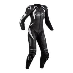 RST Tractech Evo 4 CE Ladies One Piece Leather Suit Black / Black / White