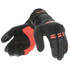 Tucano Urbano Penna Ladies Summer Mesh Textile Gloves Black / Red