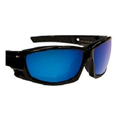 Ugly Fish Rocket Sunglasses Shiny Black With Revo Blue Lenses
