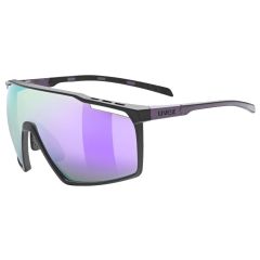 Uvex MTN Perform Sunglasses Black With Purple Lenses