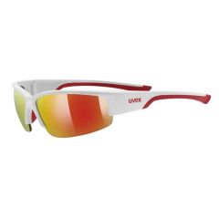 Uvex SP 215 Sunglasses Matt White / Red