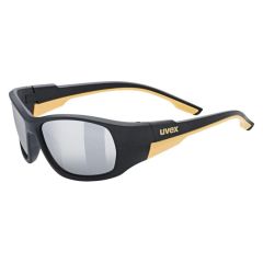 Uvex SP 514 Kids Sunglasses Matt Black With Light Smoke Lenses