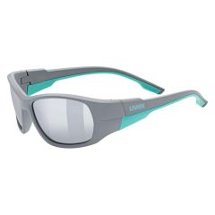 Uvex SP 514 Kids Sunglasses Matt Grey With Light Smoke Lenses