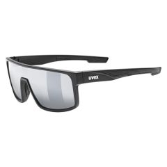 Uvex LGL 51 Sunglasses Matt Black With Mirror Silver Lenses