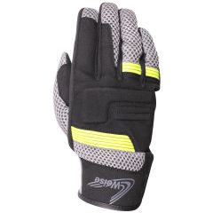 Weise Kona Summer Mesh Textile Gloves Black / Neon Yellow / Grey