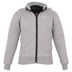 Weise Stealth Ladies Hooded Textile Jacket Grey With Armours